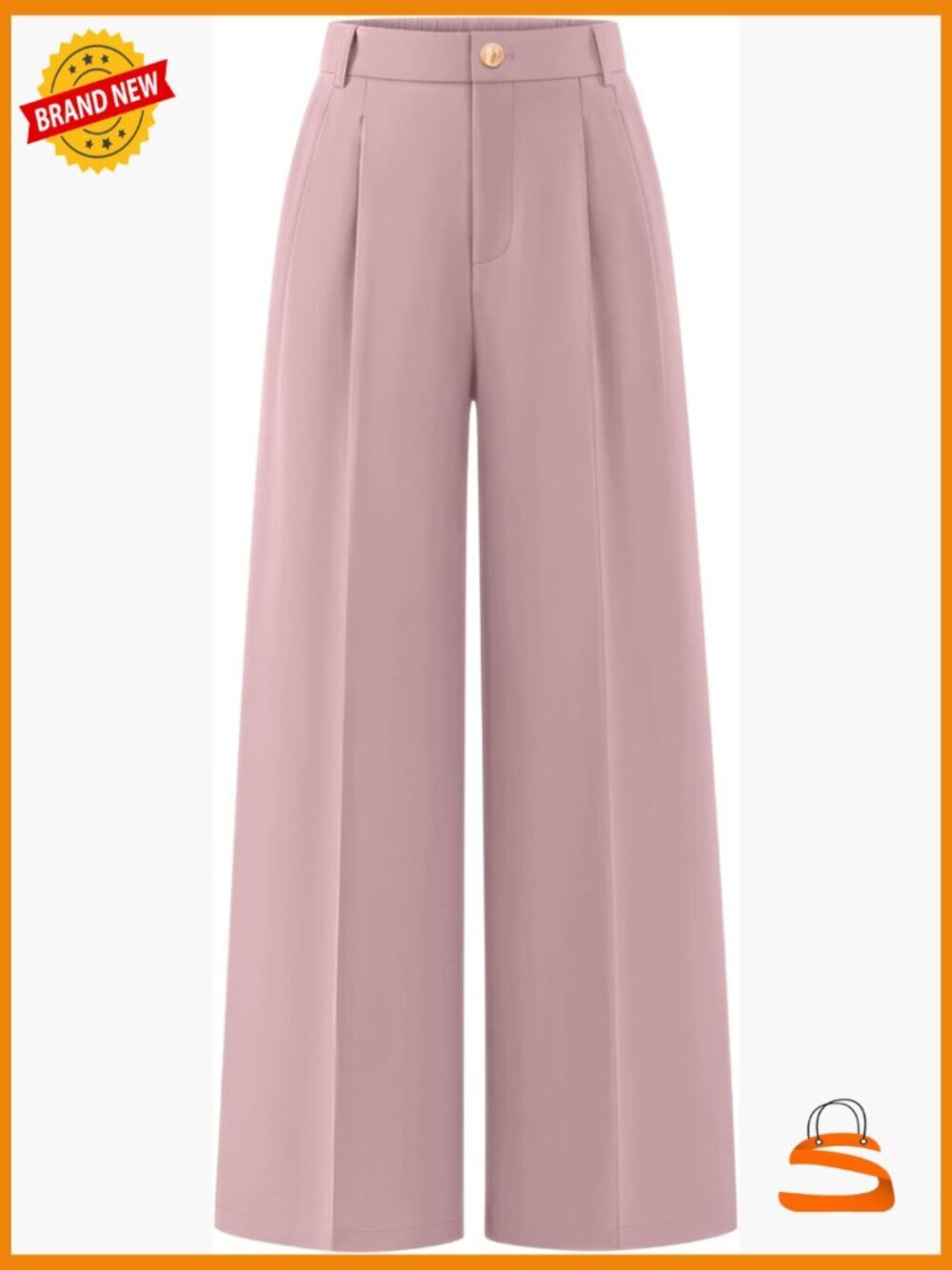 Wide Leg Dress Pants High Waisted Business Casual Palazzo Trousers Work Office